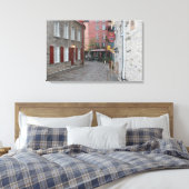 Old Quebec - Kleur Canvas Afdruk (Insitu (Slaapkamer))