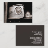 Old Radio, Mini Foto Visitekaartje (Voorkant / Achterkant)