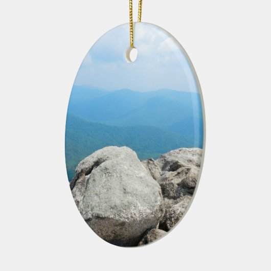 Old Rag Mountain Keramisch Ornament (Links)
