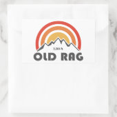Old Rag Mountain Rechthoekige Sticker (Tas)
