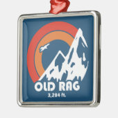 Old Rag Mountain Sun Eagle Metalen Ornament (Links)