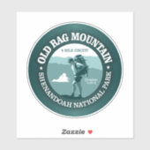 Old Rag Mountain (T) Sticker (Vel)
