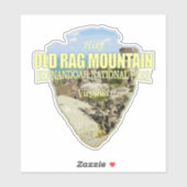 Old Rag Mtn (pijlpunt) Sticker (Vel)