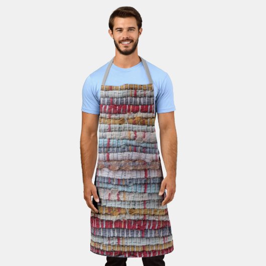 Old Rag Rug Schort (Gedragen)