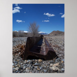 Old Railroad Yard Poster