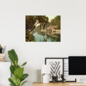 Old Reach, Thorpe, Norwich Norfolk, archiefafdruk Poster (Thuiskantoor)