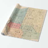 Old Reading PA Map (1877)  Pennsylvania Pre Cadeaupapier (Uitgerold)