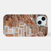 Old Red Brick Wall iPhone 15 Case (Achterkant horizontaal)