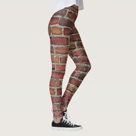 Old Red Brick Wall Leggings (Rechts)