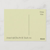 Old Red Classic    CarHubcap Tire - Briefkaart (Achterkant)