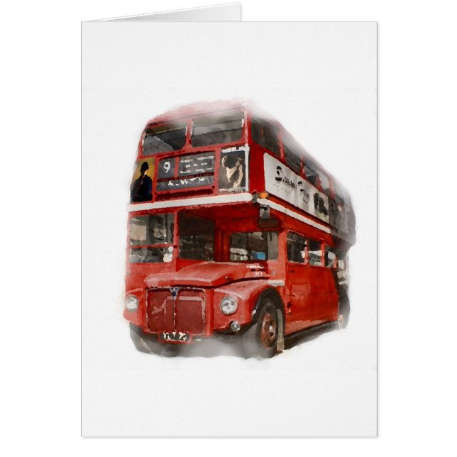 Old Red London Bus (Voorkant)