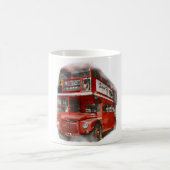 Old Red London Bus Koffiemok (Center)