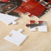 Old Red London Bus Legpuzzel (Zijkant)