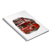 Old Red London Bus Notitieboek (Rechterzijde)