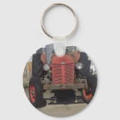 Old Red Tractor Sleutelhanger (Voorkant)