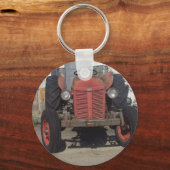 Old Red Tractor Sleutelhanger (Voorkant)