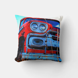 Old Red Truck Kussen