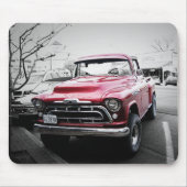 Old Red Truck Muismat (Voorkant)