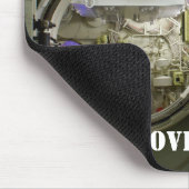 old retro submarine muismat (Hoek)