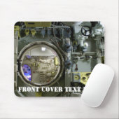 old retro submarine muismat (Met muis)