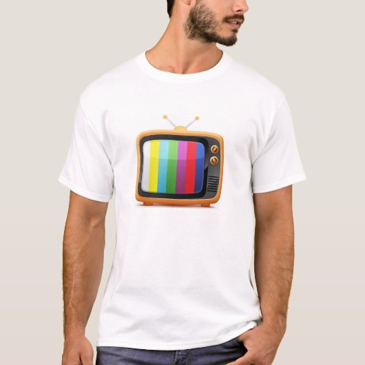 Old Retro Television T-Shirt (Voorkant)