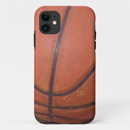 Old Retro Worn Basketball Texture Case-Mate iPhone Case (Achterkant)