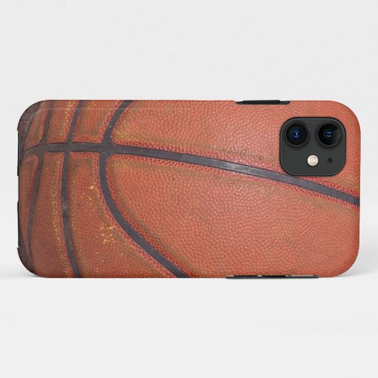 Old Retro Worn Basketball Texture Case-Mate iPhone Case (Achterkant (horizontaal))