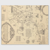 Old Rhode Island Pictorial Map (1925) Cadeaupapier (Vlak)