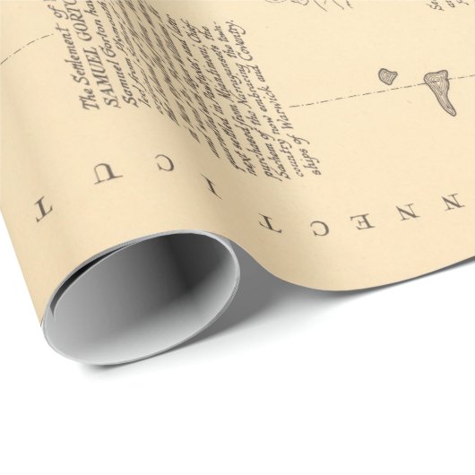 Old Rhode Island Pictorial Map (1925) Cadeaupapier (Rol Hoek)