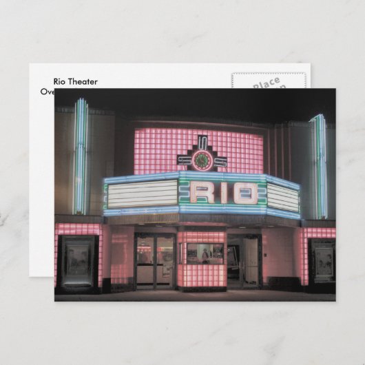 Old Rio Theater Briefkaart (Voorkant / Achterkant)