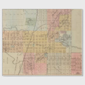 Old Rochester MN Map (1874)  Minnesota City Cadeaupapier (Vlak)