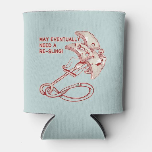 Old Rock klimmen cam grappig Blikjeskoeler (Voorkant)