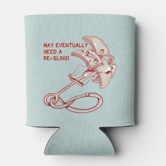 Old Rock klimmen cam grappig Blikjeskoeler (Achterkant)