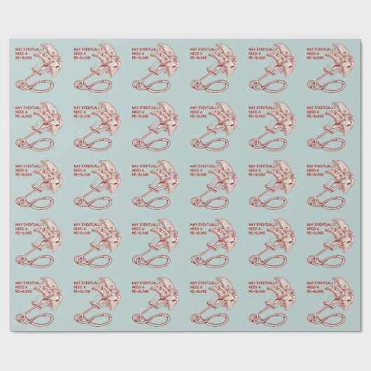 Old Rock klimmen cam grappig Cadeaupapier (Vlak)