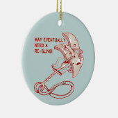 Old Rock klimmen cam grappig Keramisch Ornament (Rechts)