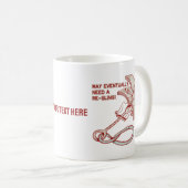 Old Rock klimmen cam grappig Koffiemok (Voorkant rechts)