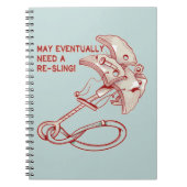 Old Rock klimmen cam grappig Notitieboek (Voorkant)