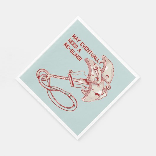 Old Rock klimmen cam grappig Servet (Hoek)