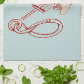 Old Rock klimmen cam grappig Theedoek (Gevouwen)