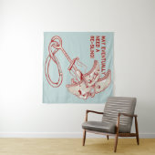 Old Rock klimmen cam grappig Wandkleed (In Situ (horizontaal))