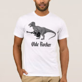 Old Rock Music Lover T-Shirt (Voorkant)