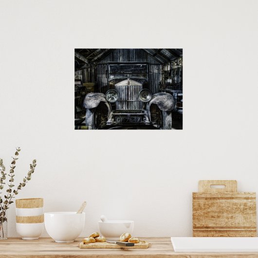 Old Rolls Royce Poster (Keuken)