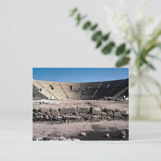 Old Roman amphitheater, Caesaria, Israël Briefkaart (Staand voorkant)