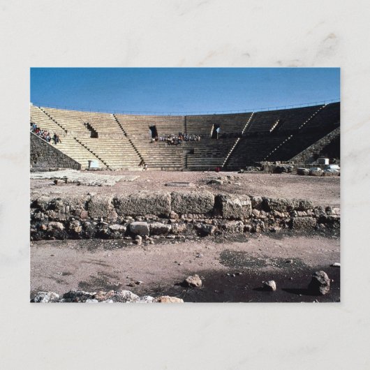 Old Roman amphitheater, Caesaria, Israël Briefkaart (Voorkant)