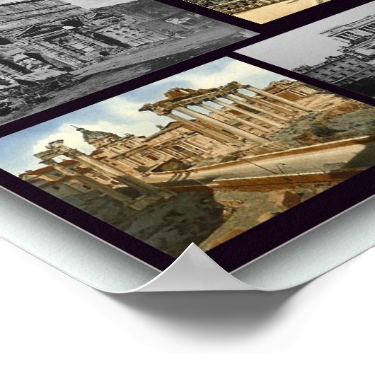 Old Rome Collage Poster (Hoek)