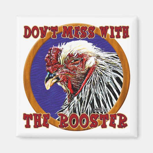 Old Rooster Magneet (Voorkant)