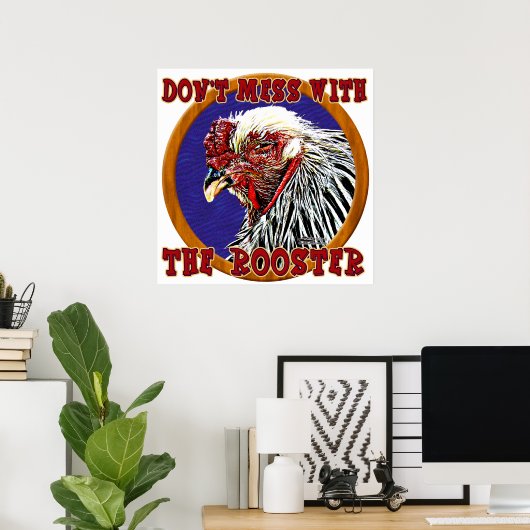 Old Rooster Poster (Thuiskantoor)
