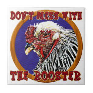 Old Rooster Tegeltje
