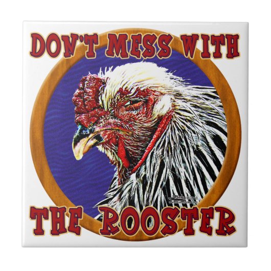 Old Rooster Tegeltje (Voorkant)