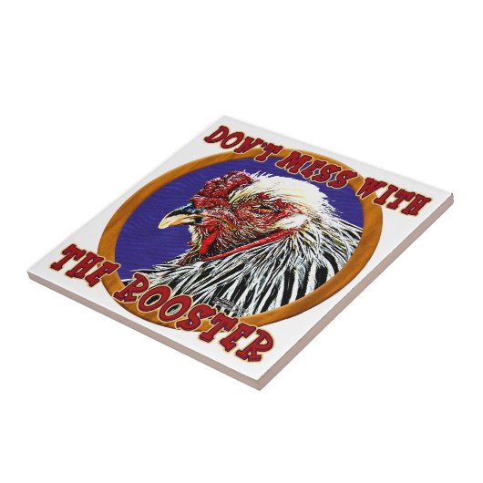 Old Rooster Tegeltje (Zijkant)